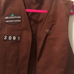 Girl Scout Brownie Troop Vest